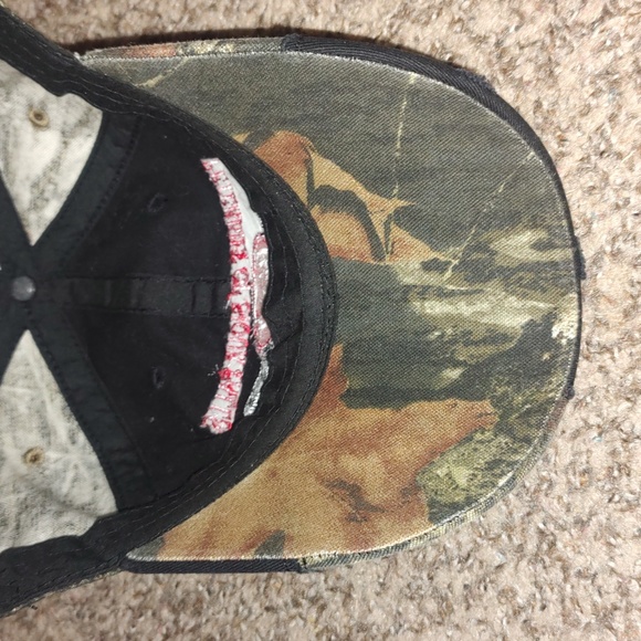 Peterbilt of Sioux Falls Mossy Oak Camo Distressed Snap-on Hat Cap - Picture 10 of 11